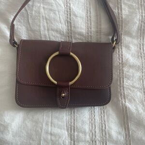 Urban southern (the brand) leather Crossbody Bag with Gold Hardware